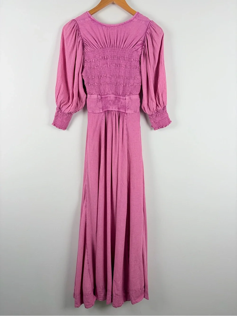 NWT Free People String of Hearts Maxi Dress Pink XS